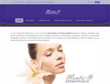 Tablet Screenshot of montisdermatologia.com